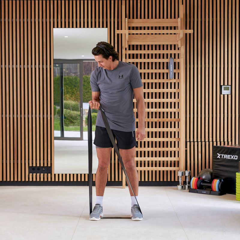 XTREXO rehabilitačná páska TXO-B4Z072-BK 12-15 kg čierna 5