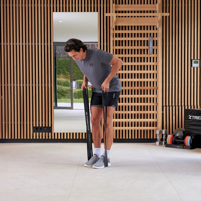 XTREXO rehabilitačná páska TXO-B4Z072-BK 12-15 kg čierna 6