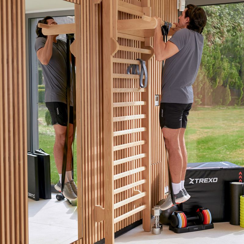 XTREXO rehabilitačná páska TXO-B4Z072-BK 12-15 kg čierna 7