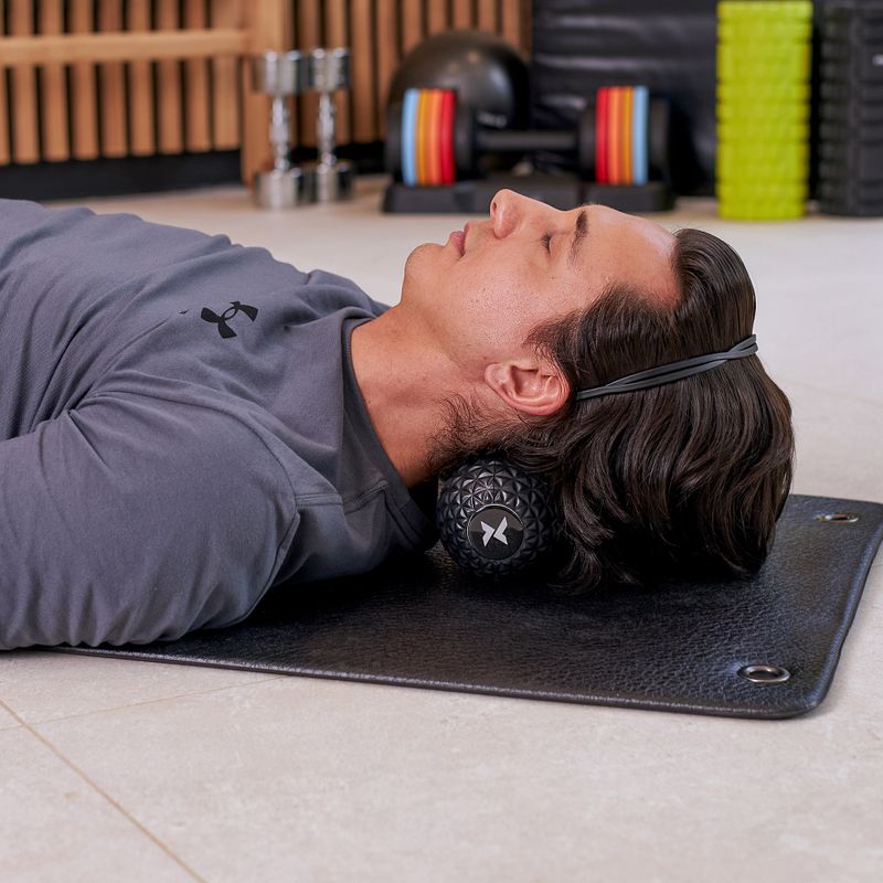 Dvojitá masážna lopta XTREXO TXO-B4Z075-BK čierna 4