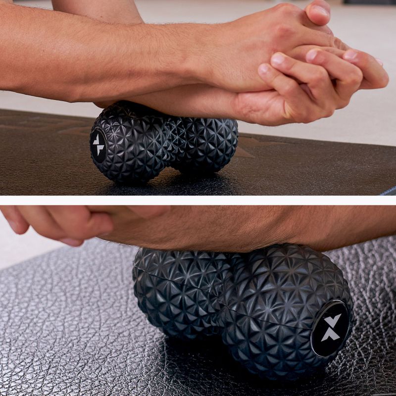 Dvojitá masážna lopta XTREXO TXO-B4Z075-BK čierna 5