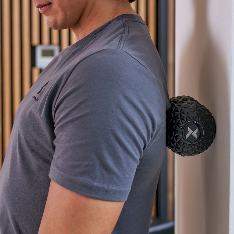 Dvojitá masážna lopta XTREXO TXO-B4Z075-BK čierna 7