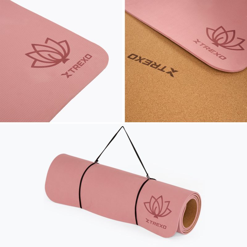 Korková podložka na jogu XTREXO TXO-B4Z083-NC 6 mm prírodná 6