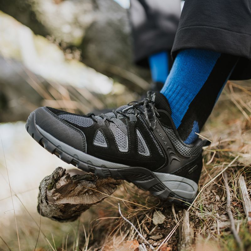 Pánske trekingové topánky KADVA Traver Low WaterProof čierne 14