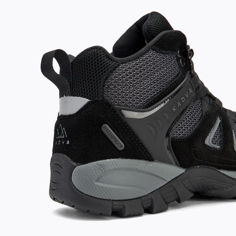 Pánske trekingové topánky KADVA Traver Mid WaterProof čierne 9