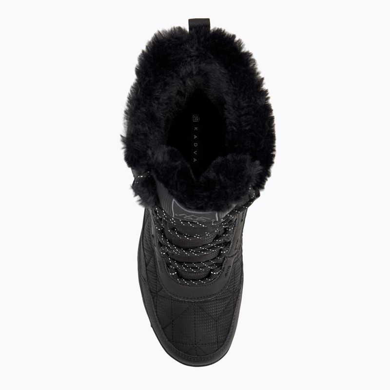 Dámske snehule KADVA Rava Mid WaterProof 3M Thinsulate čierne 7