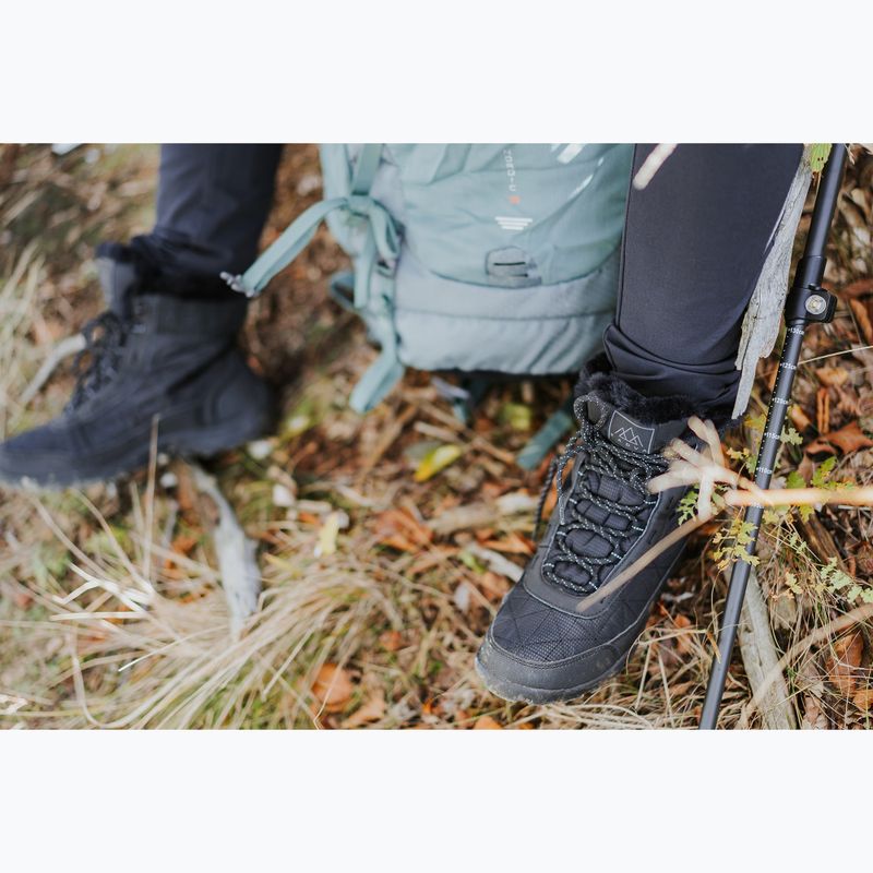 Dámske snehule KADVA Rava Mid WaterProof 3M Thinsulate čierne 14