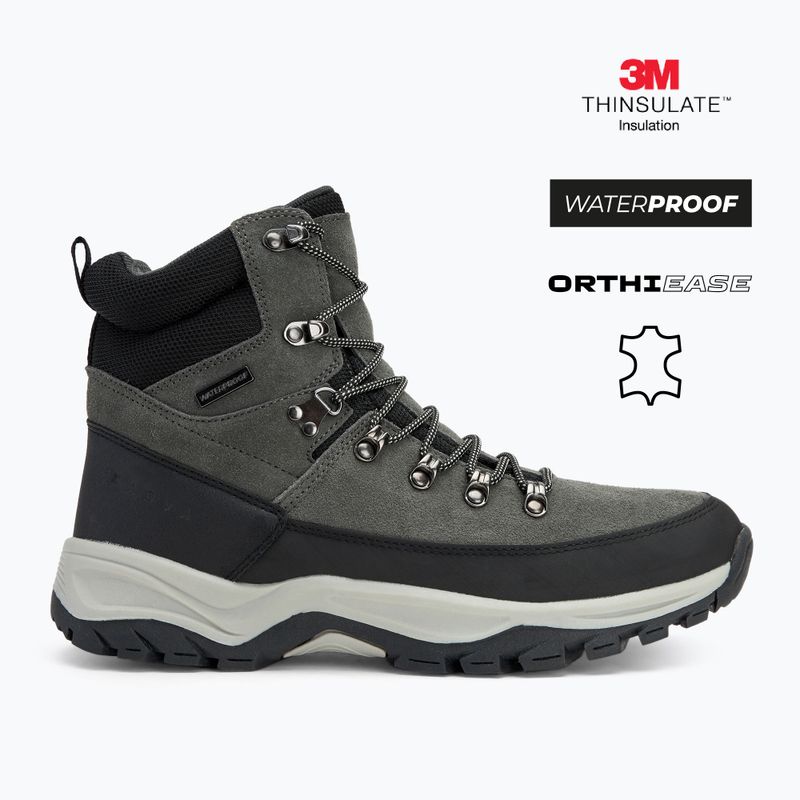 Pánske trekingové topánky KADVA Adven Mid WaterProof šedé 2