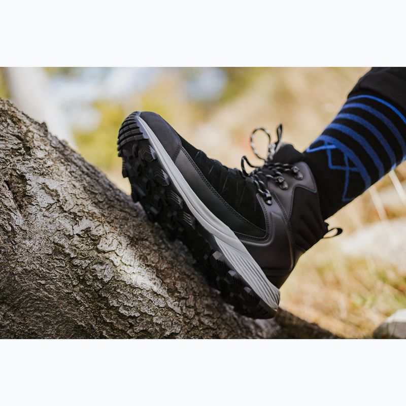 Pánske trekingové topánky KADVA Ascent Mid WaterProof čierne 9