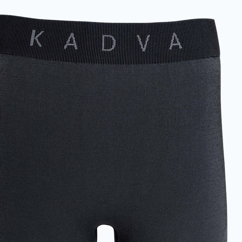 Komplet termoregulačnej dámskej bielizne KADVA Streif W Set bezšvový čierny 21