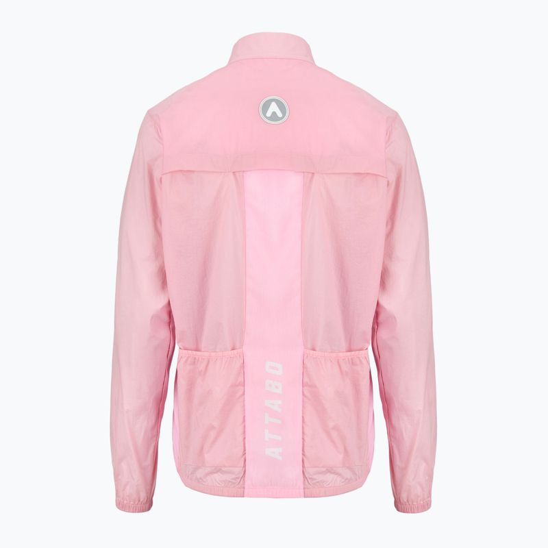 Dámska cyklistická bunda ATTABO Cahayo Jacket Windproof pink 2