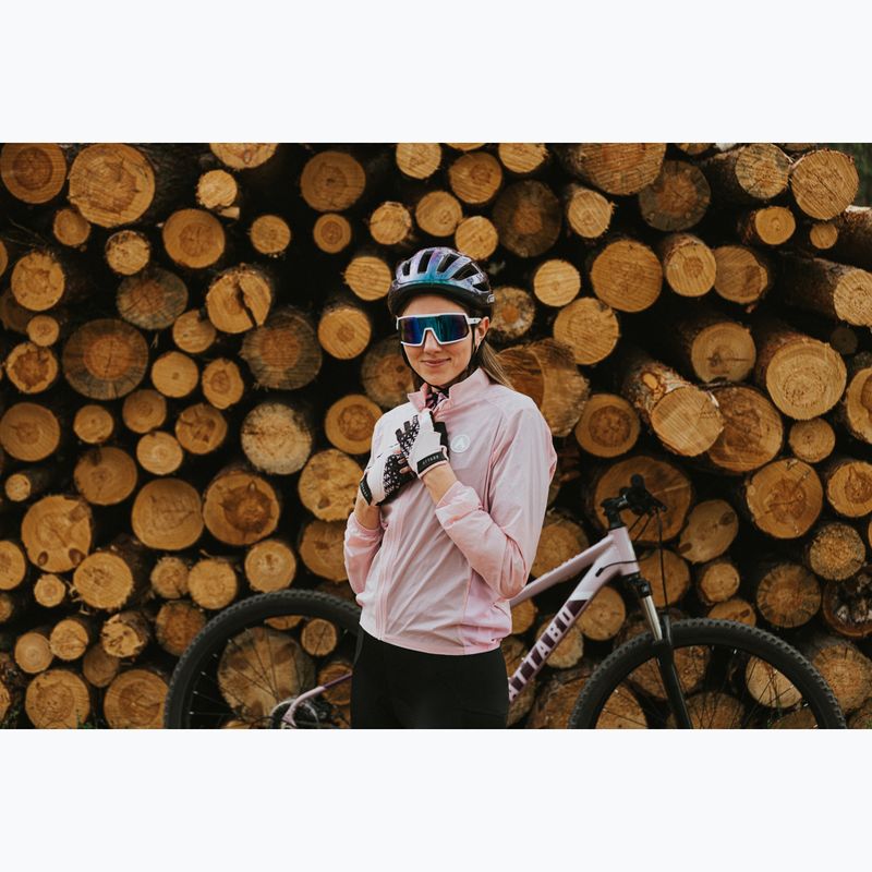 Dámska cyklistická bunda ATTABO Cahayo Jacket Windproof pink 8