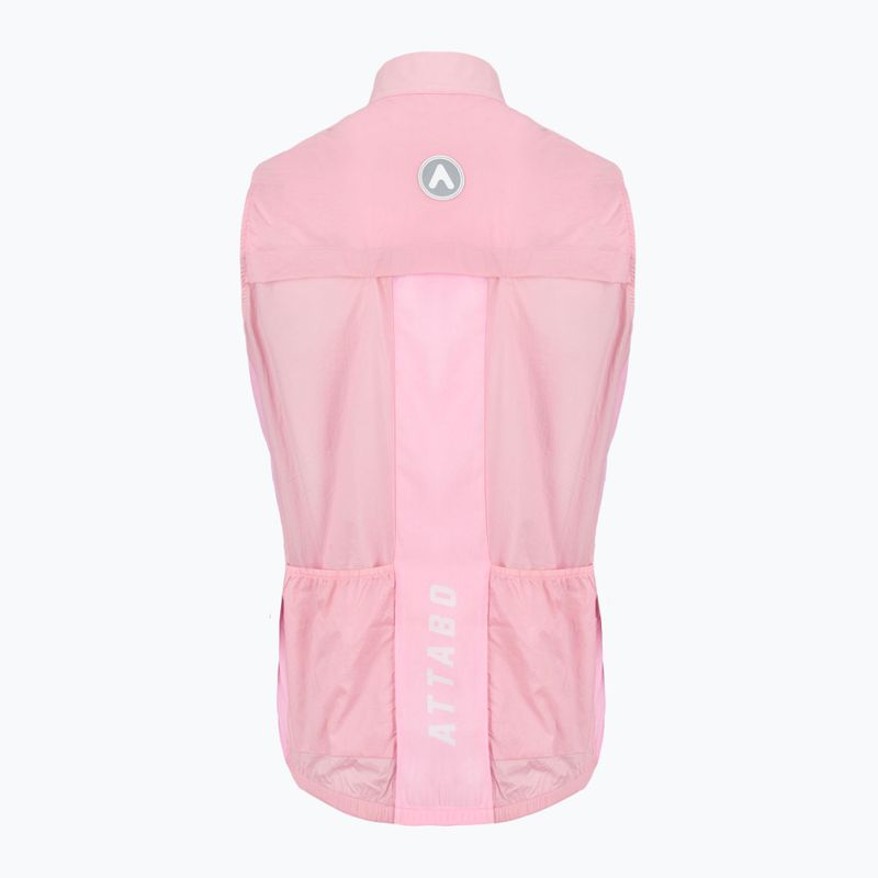 Dámska cyklistická vesta ATTABO Cahayo Vest Windproof pink 2