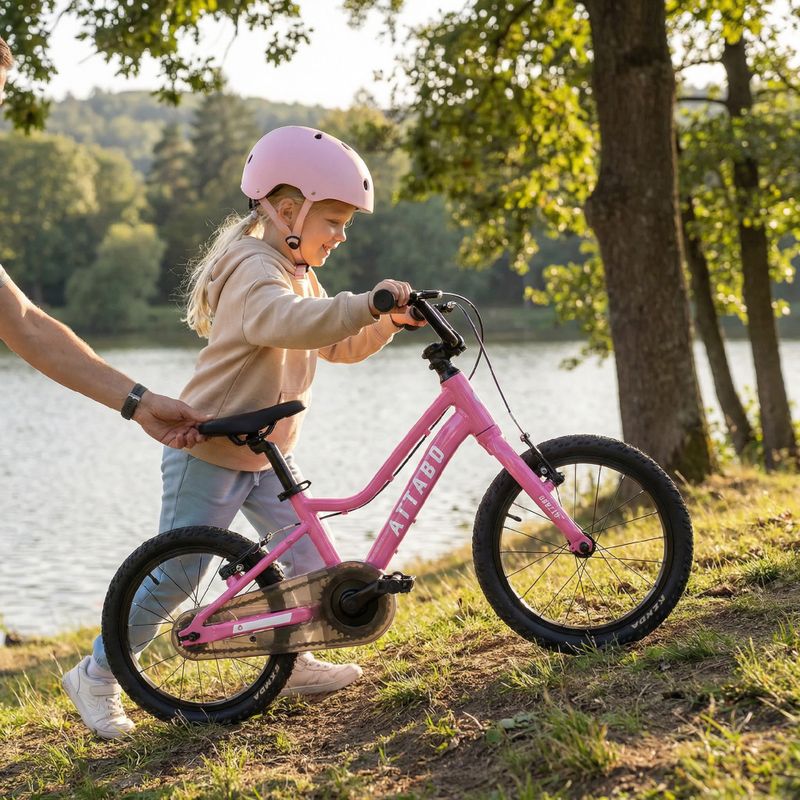 Detský bicykel ATTABO EASE 16" ružový 6