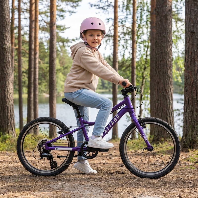 Detský bicykel ATTABO EASE 20" fialový 4