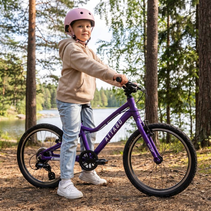 Detský bicykel ATTABO EASE 20" fialový 6