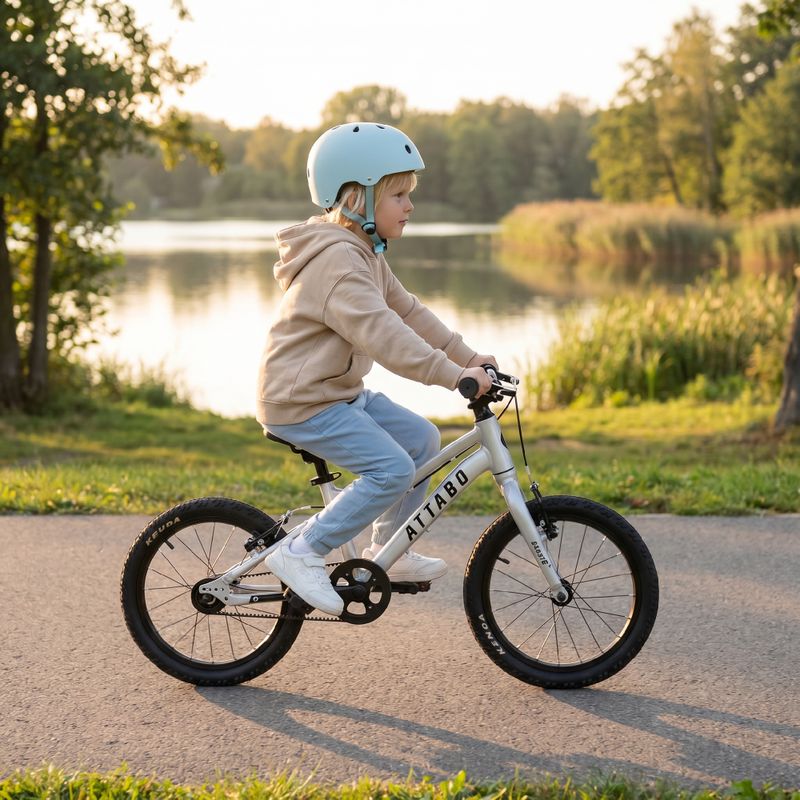 Detský bicykel ATTABO EASE 16" B strieborný 4