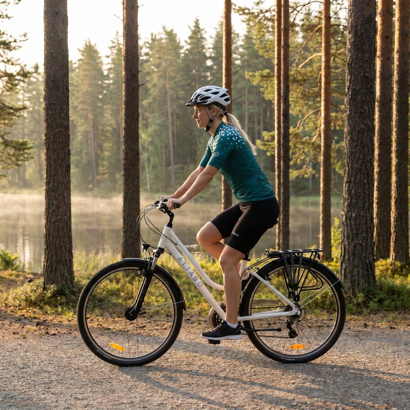 Dámsky trekingový bicykel ATTABO Trekking 17" biely 4