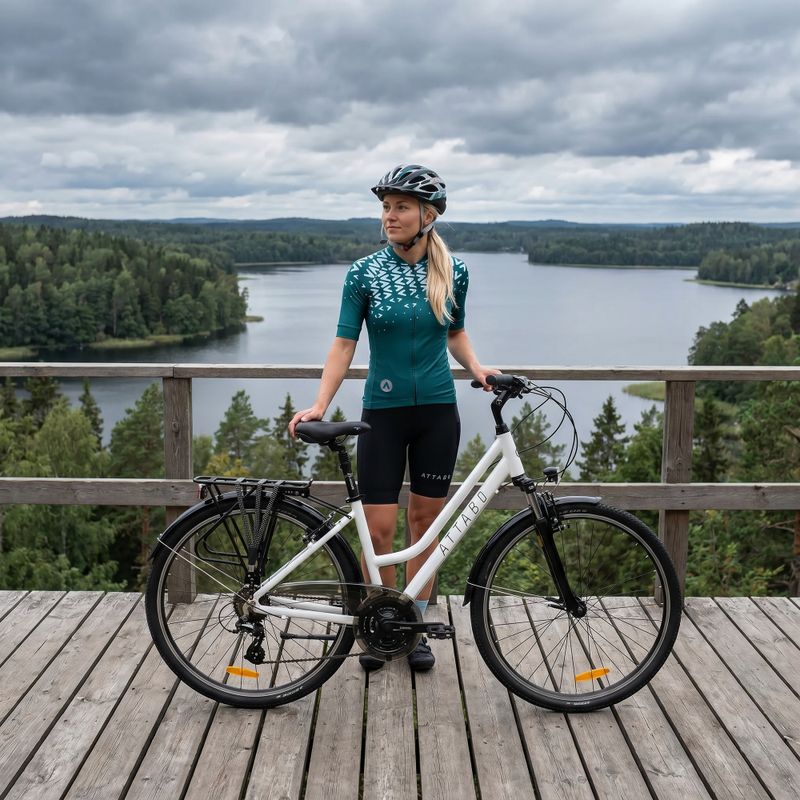 Dámsky trekingový bicykel ATTABO Trekking 17" biely 7