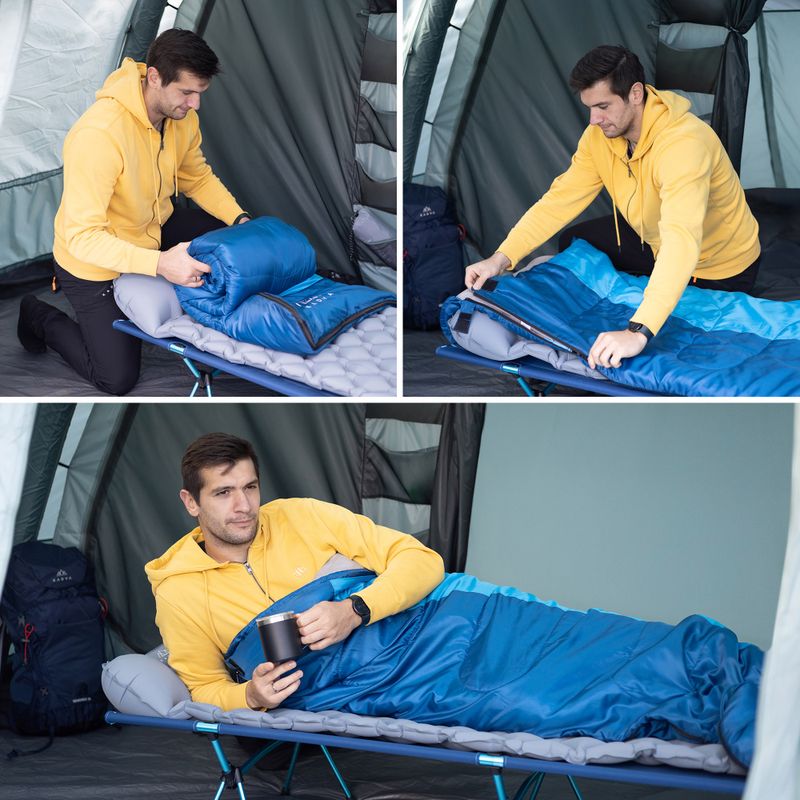 Spací vak KADVA Dorma R pravý modrý 5