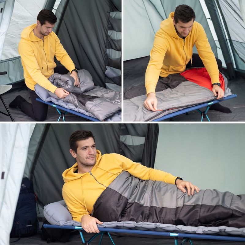 Spací vak KADVA Dorma L ľavý zelený 5