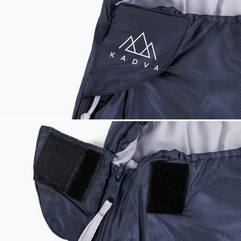 Spací vak KADVA Light 600 R pravý tmavomodrý 7