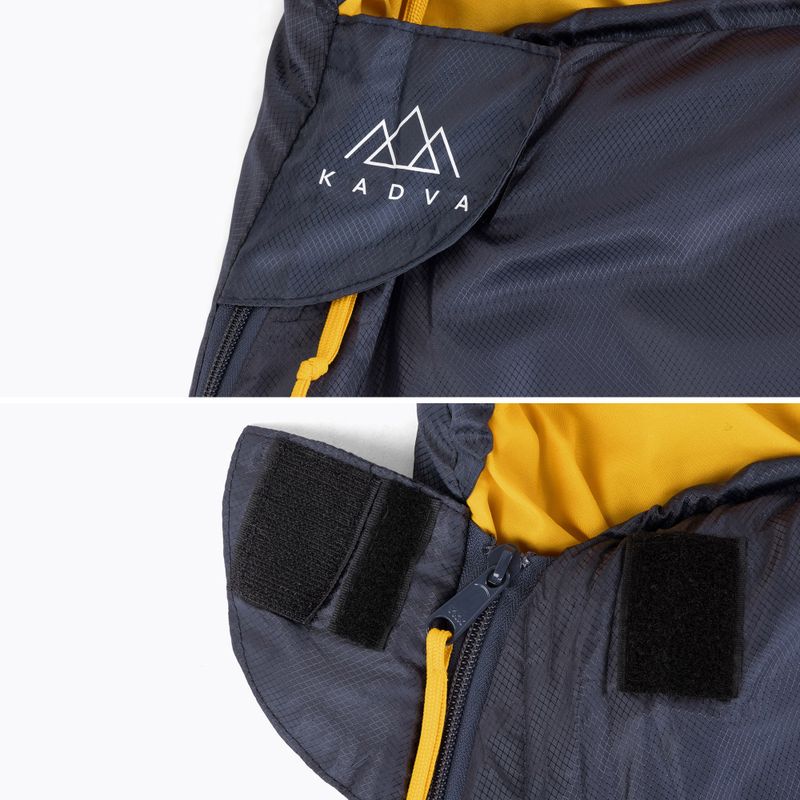 Spací vak KADVA Light 800 R pravý tmavomodrý 9