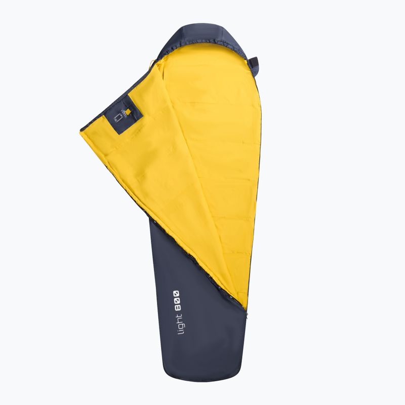 Spací vak KADVA Light 800 L ľavý granátový 4