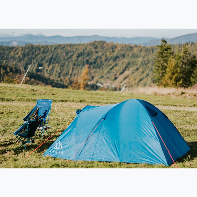Skladacie turistické kreslo KADVA Sego Low ultralight modré 11