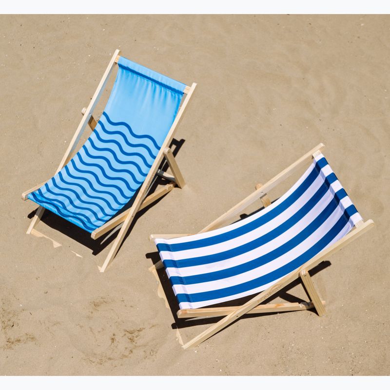 Plážové kreslo AQUASTIC Sunlito modré 12