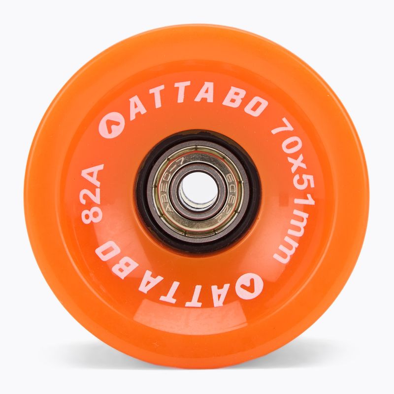 Longboardové kolieska ATTABO 70x51 mm 4 ks orange