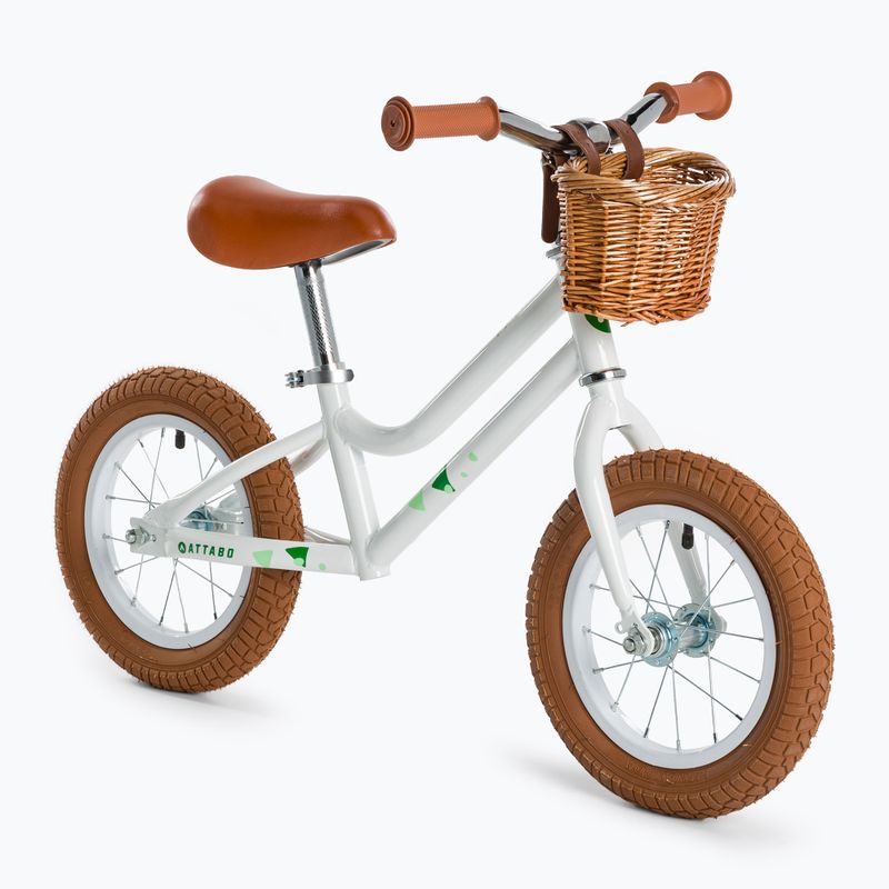 ATTABO Ace 12" cross-country bicykel biela 3