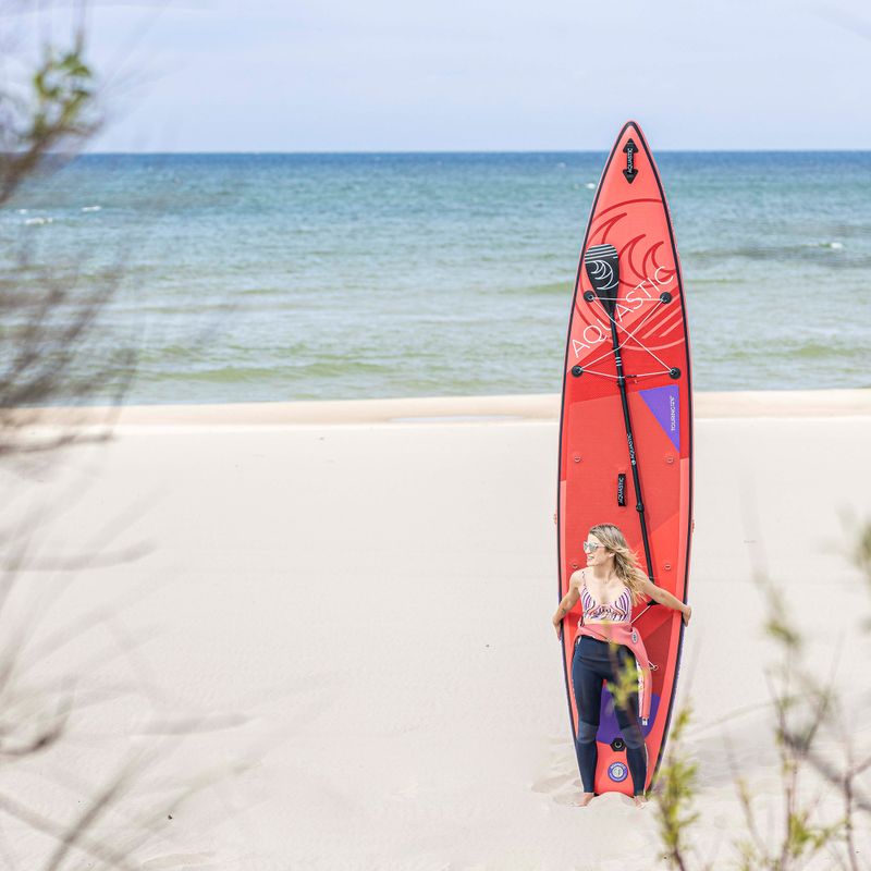 Doska SUP AQUASTIC Touring 12'6" červená 14
