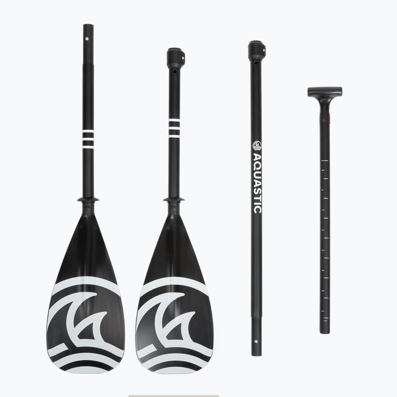 SUP/Kayak 3-dielne pádlo AQUASTIC AQS-SPD004 čierne 4