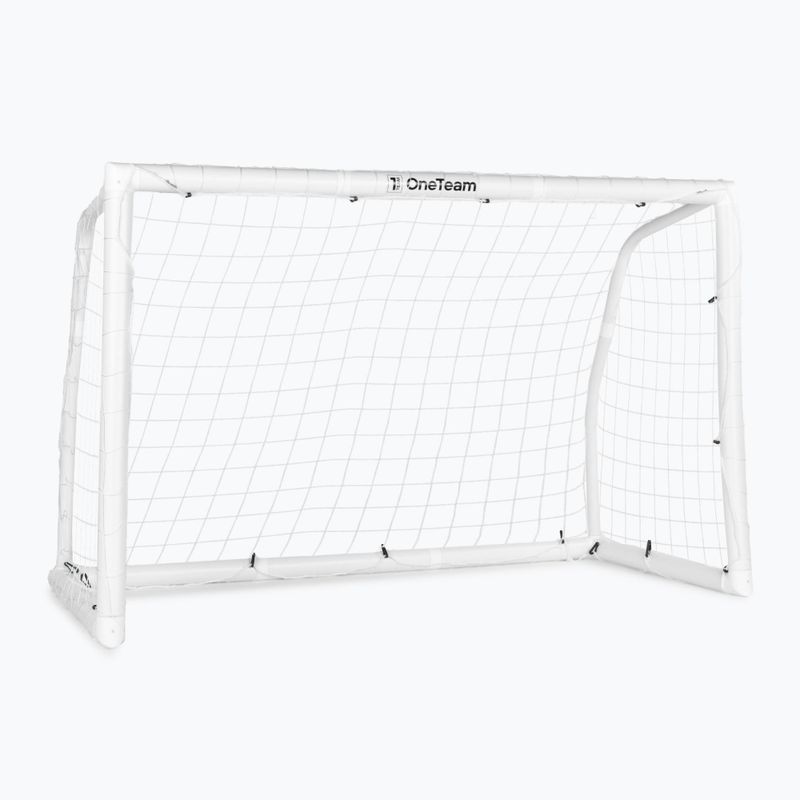 Futbalová bránka OneTeam PVC  182 x 120 cm biela