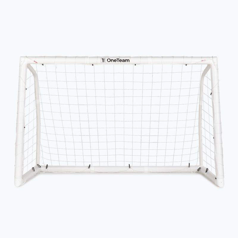 Futbalová bránka OneTeam PVC  182 x 120 cm biela 2