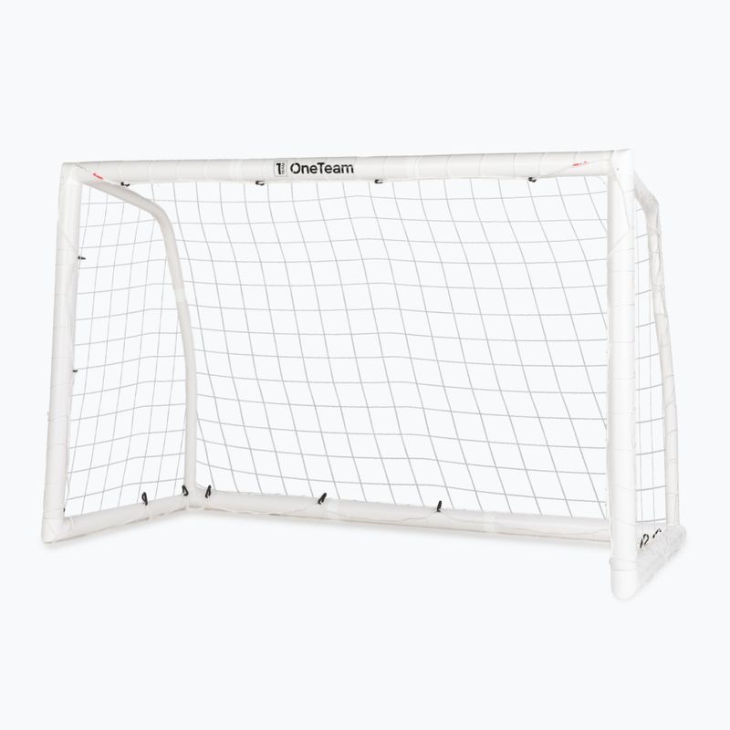 Futbalová bránka OneTeam PVC  182 x 120 cm biela 3