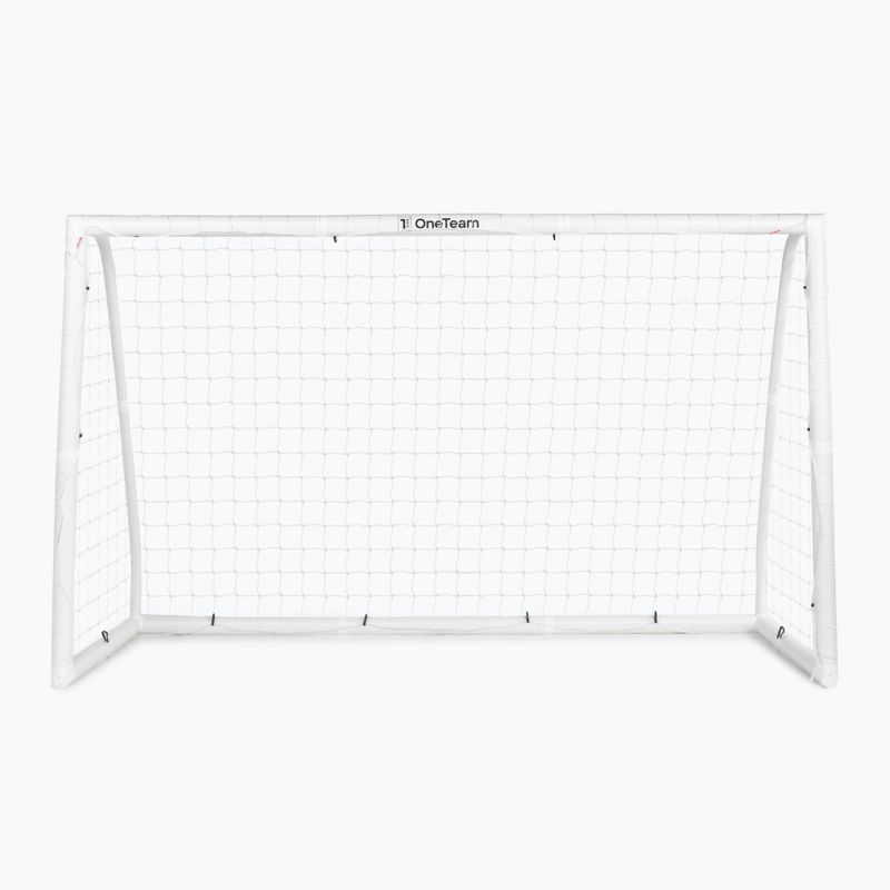 Futbalová bránka OneTeam PVC  244 x 150 cm biela 2