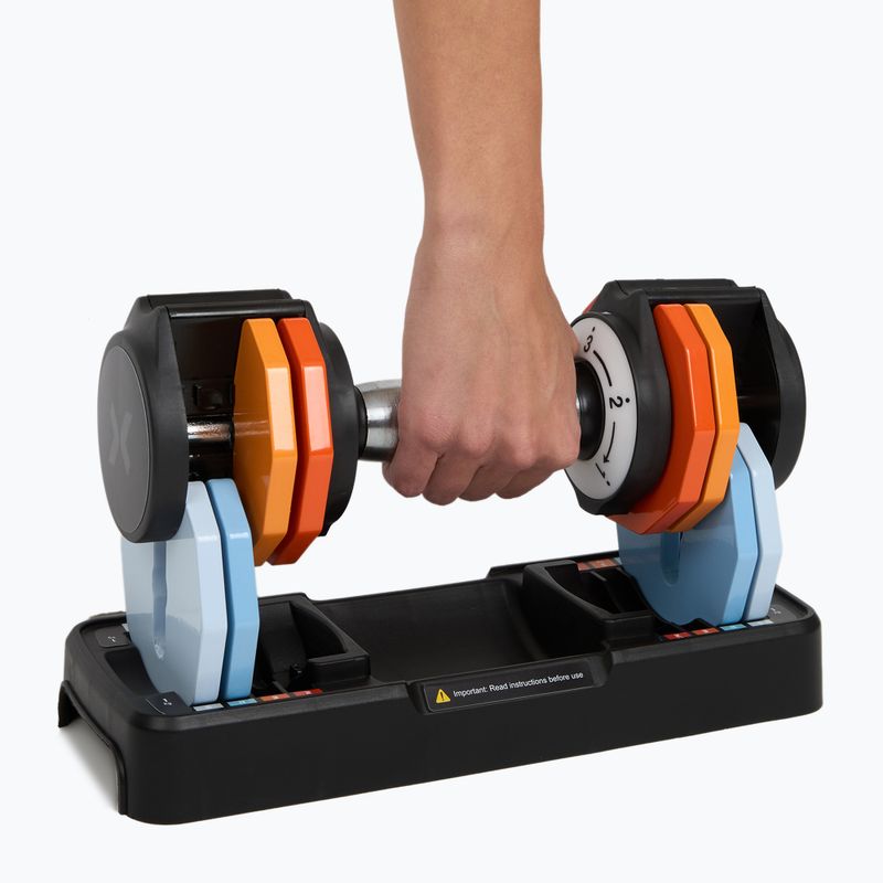 Nastaviteľná sada činiek XTREXO 2 x 5 kg viacfarebná 11