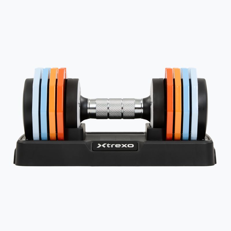 Nastaviteľná sada činiek XTREXO 2 x 10 kg viacfarebná 4