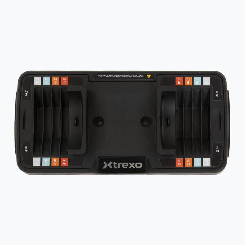 Nastaviteľná sada činiek XTREXO 2 x 10 kg viacfarebná 7