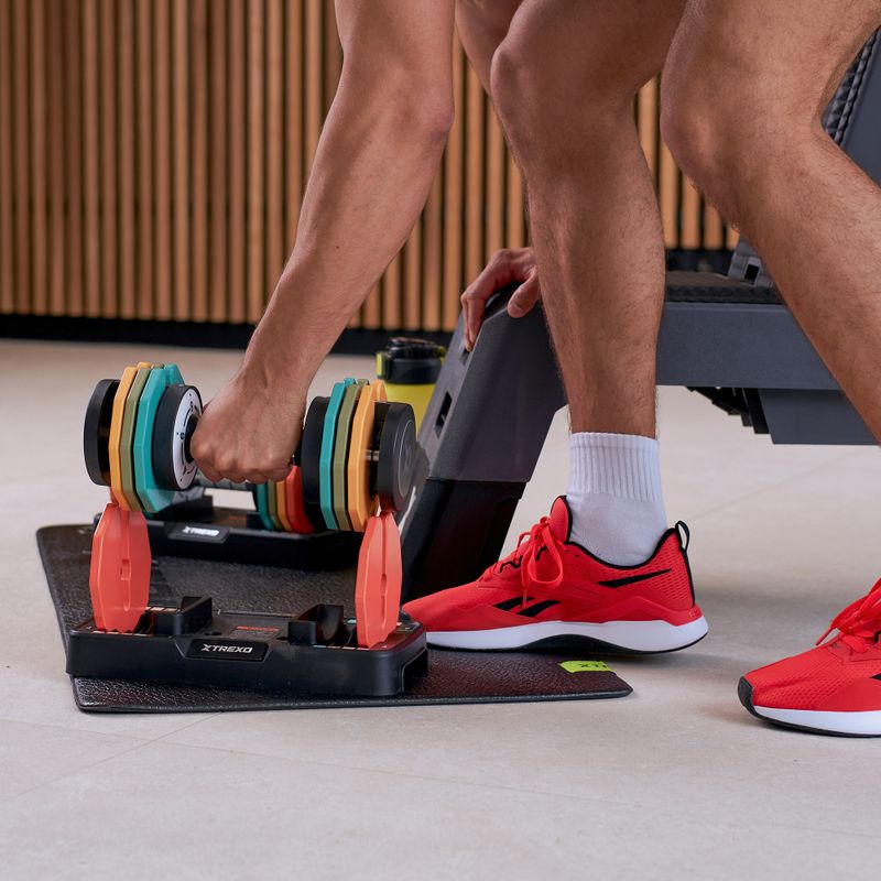 Nastaviteľná sada činiek XTREXO 2 x 10 kg viacfarebná 9