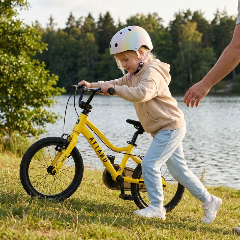 Detský bicykel ATTABO EASE 16" 7,3 kg žltý 3