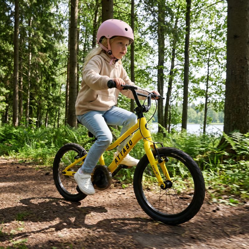 Detský bicykel ATTABO EASE 16" 7,3 kg žltý 7