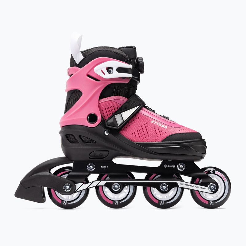 Detské kolieskové korčule ATTABO adjustable Stormglider 2 pink 2