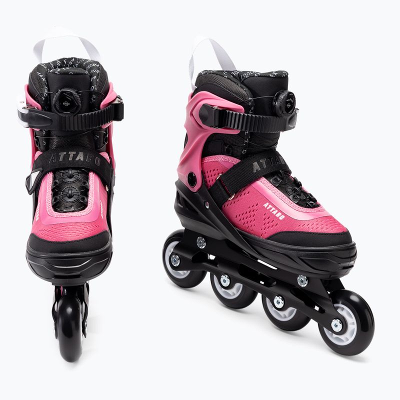 Detské kolieskové korčule ATTABO adjustable Stormglider 2 pink 13