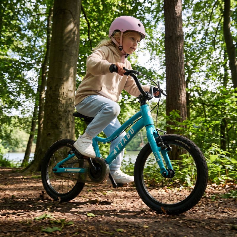 Detský bicykel ATTABO EASE 16" 7,3 kg tyrkysový 4