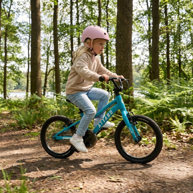 Detský bicykel ATTABO EASE 16" 7,3 kg tyrkysový 5
