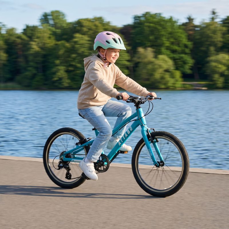 Detský bicykel ATTABO EASE 20" 9,1 kg tyrkysový 4