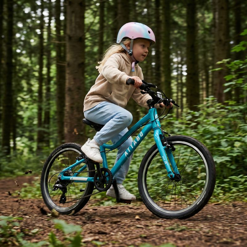 Detský bicykel ATTABO EASE 20" 9,1 kg tyrkysový 7